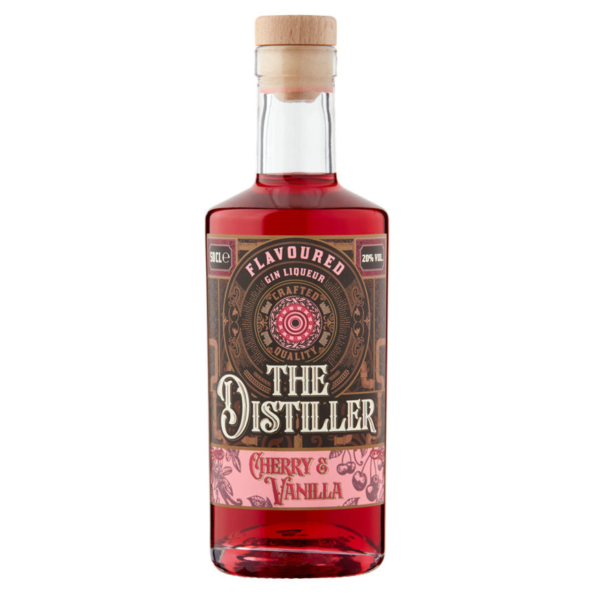 ASDA The Distiller Cherry & Vanilla Flavoured Gin Liqueur GOODS ASDA   