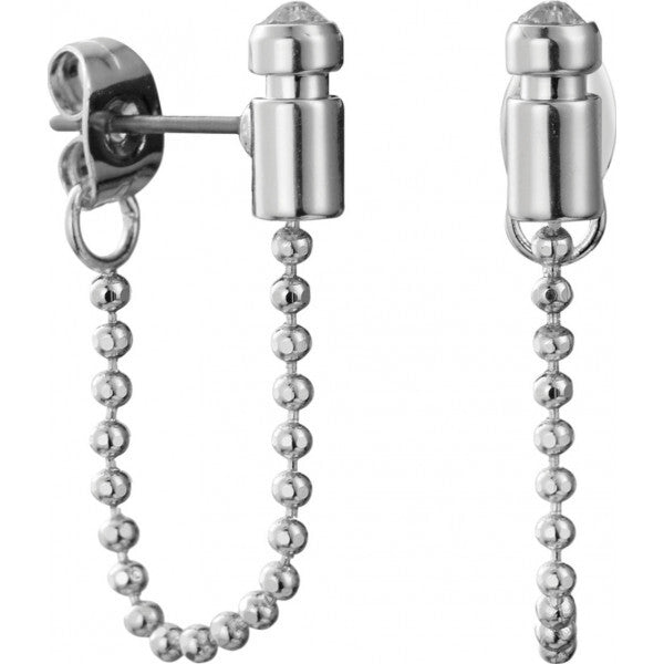 DKNY silver ladies earrings, UK version
