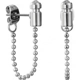 DKNY silver ladies earrings, UK version
