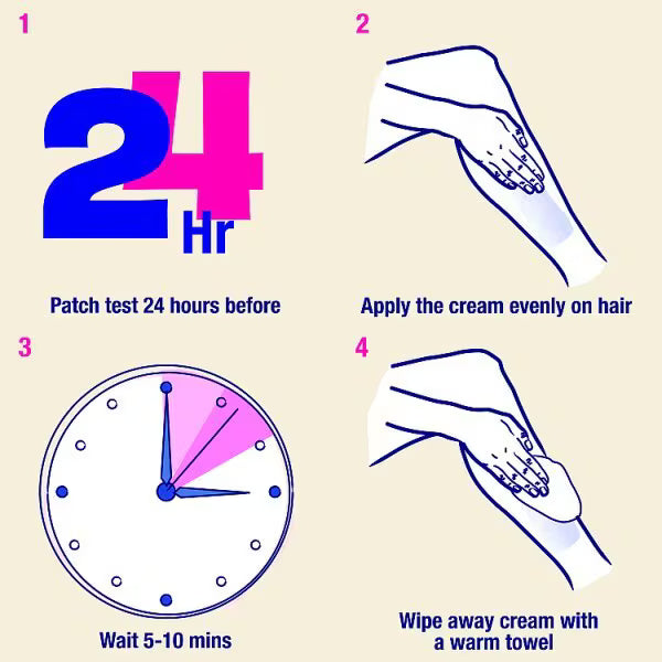 Nair Tough Hair Hair Removal Cream 90ml, imported from the UK