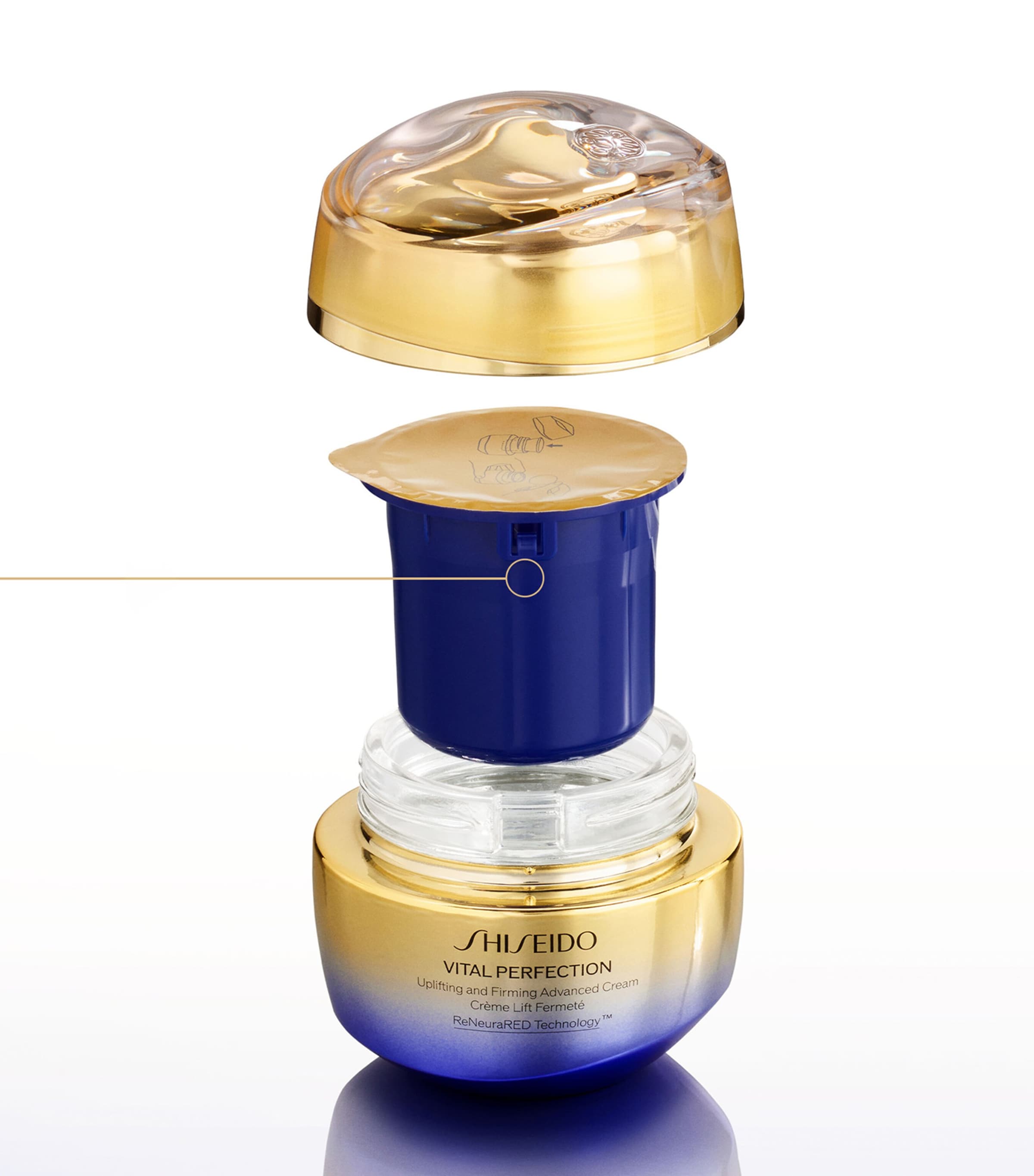 Shiseido Vital Perfection Overnight Firming Treatment refill 50ml (British brand)