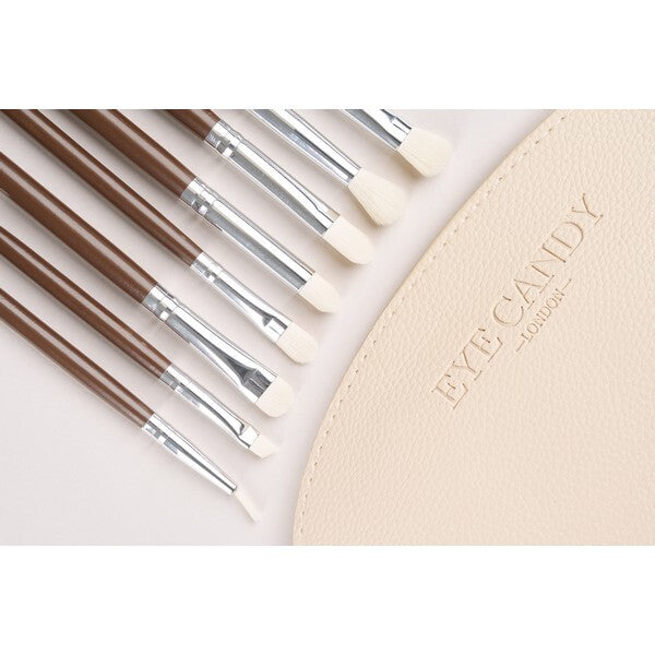Eye Candy ultimate eye brush set and makeup bag (British brand)