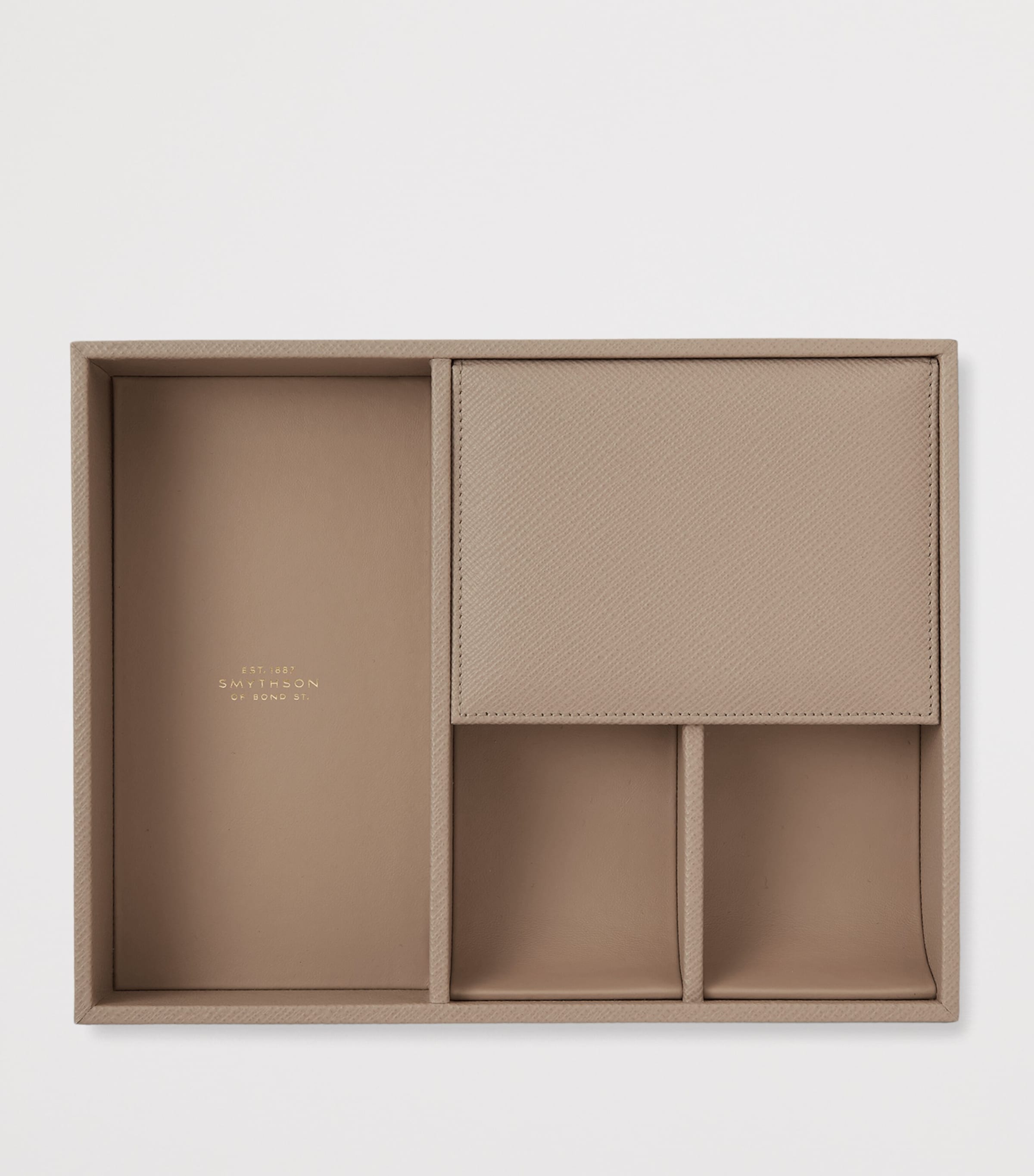 Smythson Panama Leather Valet Tray (British brand)