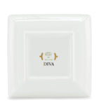 GINORI 1735 porcelain Colonna Diva square change tray 13.5cm, UK version