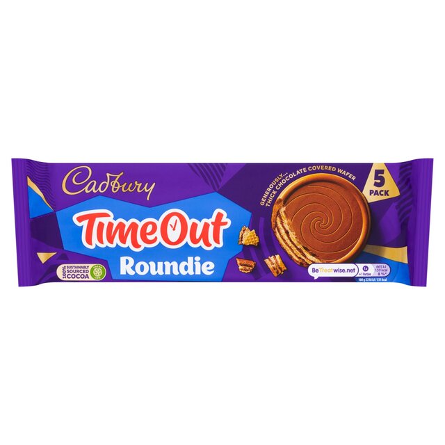 Cadbury Roundie Milk Chocolate Biscuits   150g