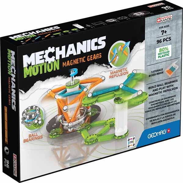 Geomag magnetic gears construction set 96 pieces, imported from the UK