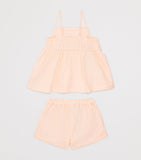 Gingersnaps Hinata linen-blend dress and shorts set for toddlers aged 6-36 months, UK version