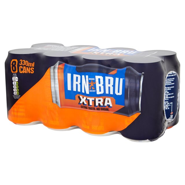 IRN-BRU Xtra   8 x 330ml - McGrocer