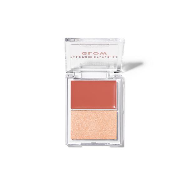 Profusion Sunkissed Glow Mauve Horizon blush highlighter duo, imported from the UK