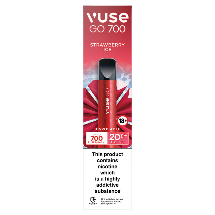 Vuse Go 700 Strawberry Ice Disposable