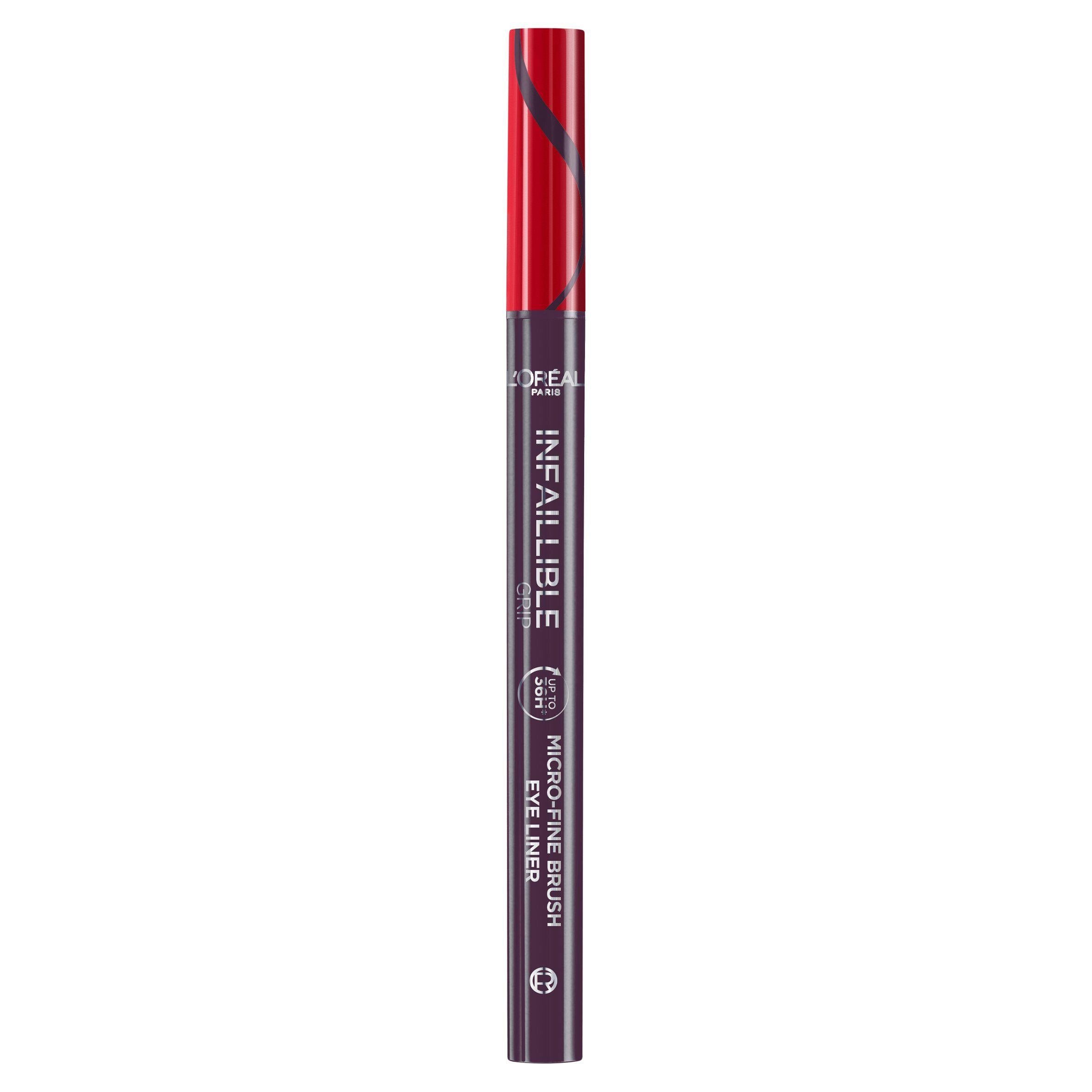 L'Oreal Paris Infallible Grip Micro Fine 0.01mm 36H Eyeliner Dew Berry GOODS Sainsburys   