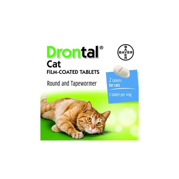 Drontal Cat - 2 Tablets GOODS Superdrug   