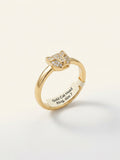 Cartier Panthère ring 6mm yellow gold diamond, imported from the UK