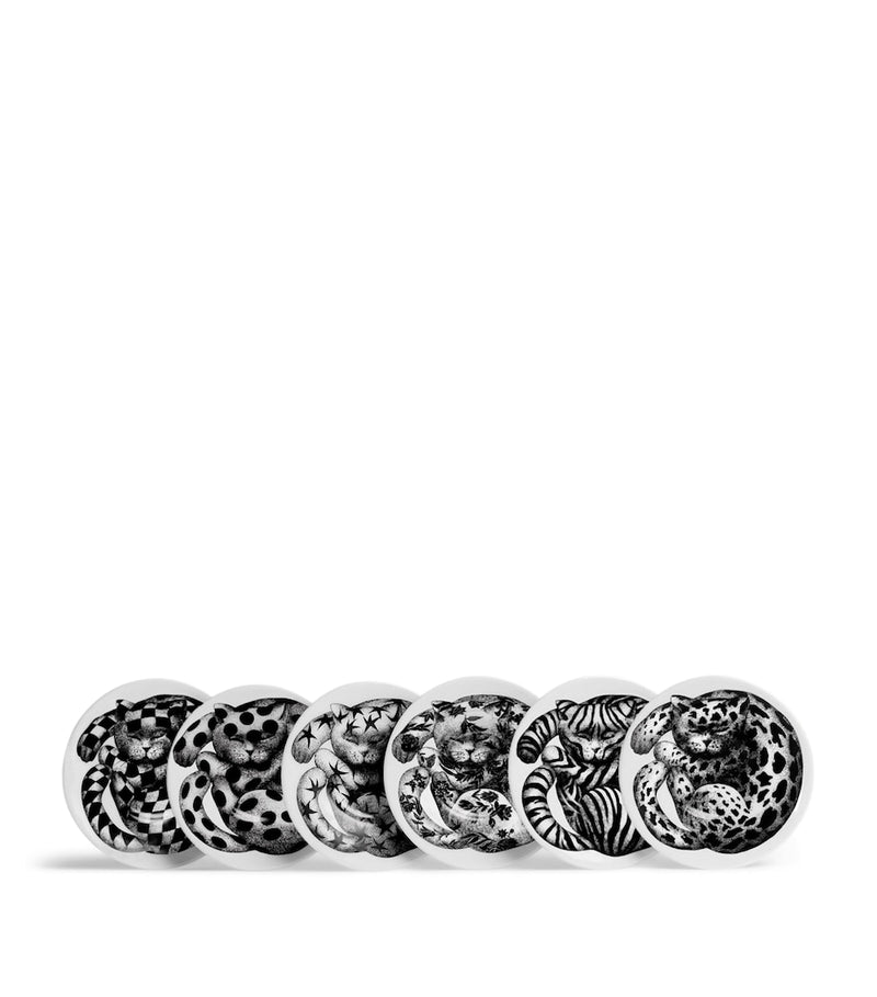 Fornasetti High Fidelity coffee cups set of 6 - British product