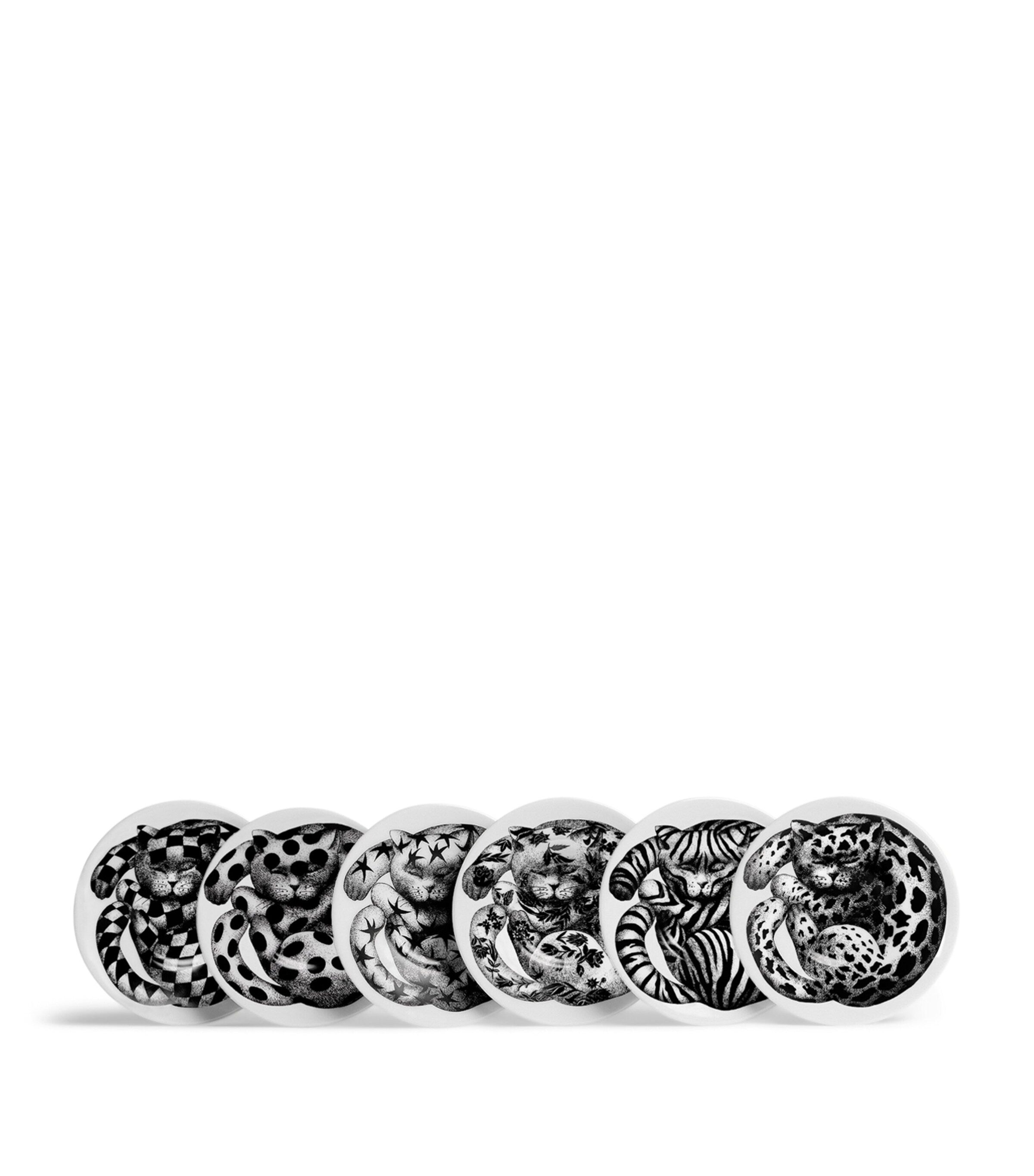 Fornasetti High Fidelity coffee cups set of 6 - British product