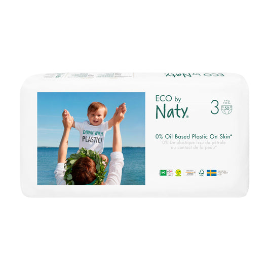 Naty by Nature Nappy Size 3 Economy Pack 50 Nappies nappies Sainsburys   