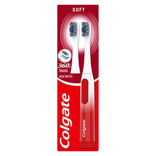 Colgate 360 Sonic Max White Battery Powered Toothbrush GOODS Boots   