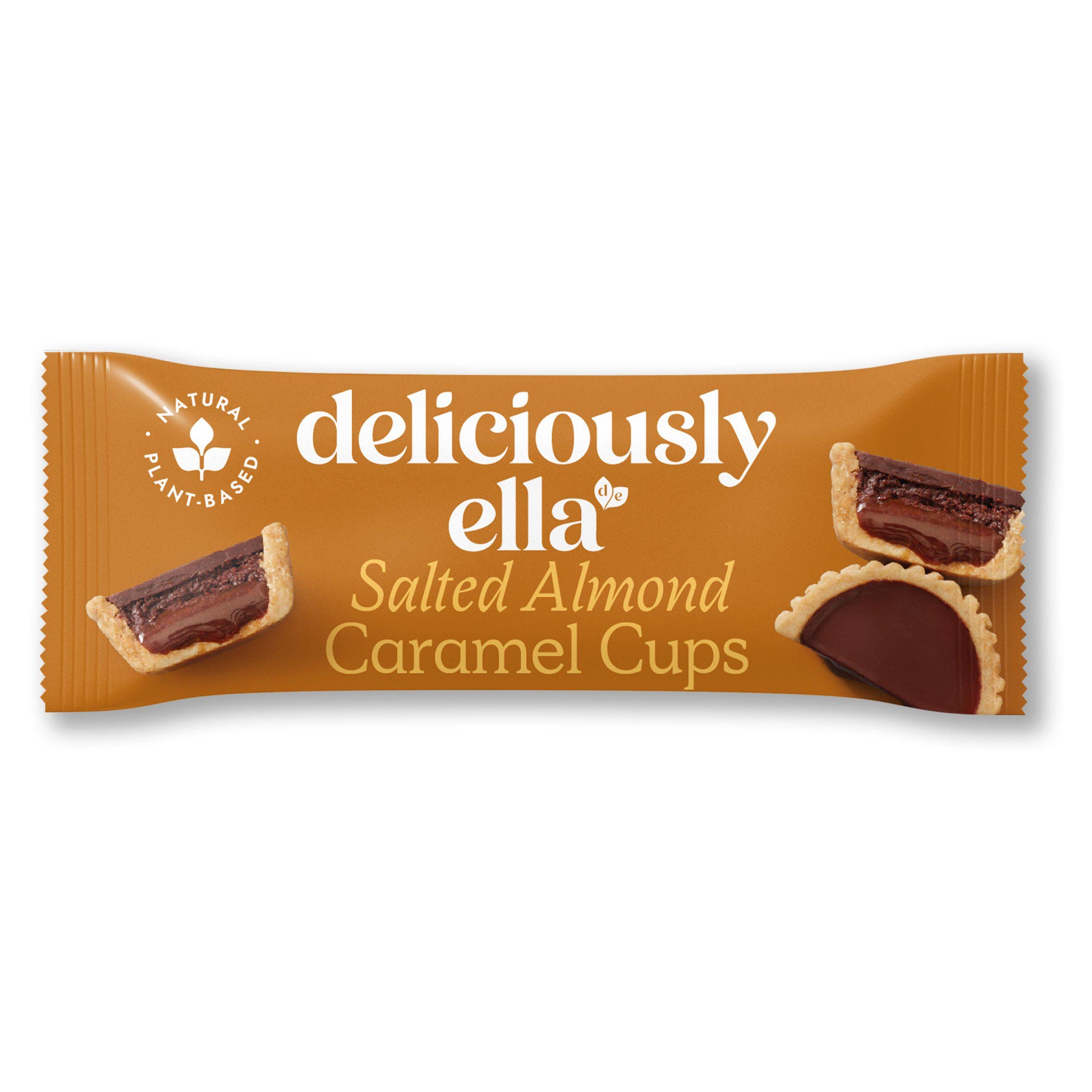 Deliciously Ella Salted Almond Caramel Cups 36g GOODS Sainsburys   