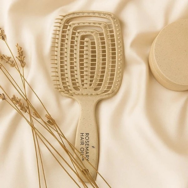 Rosemary Hair Oil Co detangling brush, imported from the UK