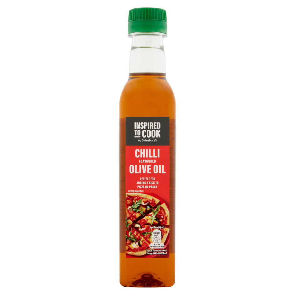 Sainsbury's Chilli Flavoured Olive Oil, Inspired to Cook 250ml