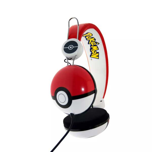 OTL Pokémon Pokéball kid's round wired headphones, UK version