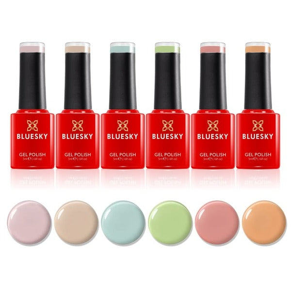 Bluesky Spring 2023 Mini Collection gel nail polishes 6x5ml - British product