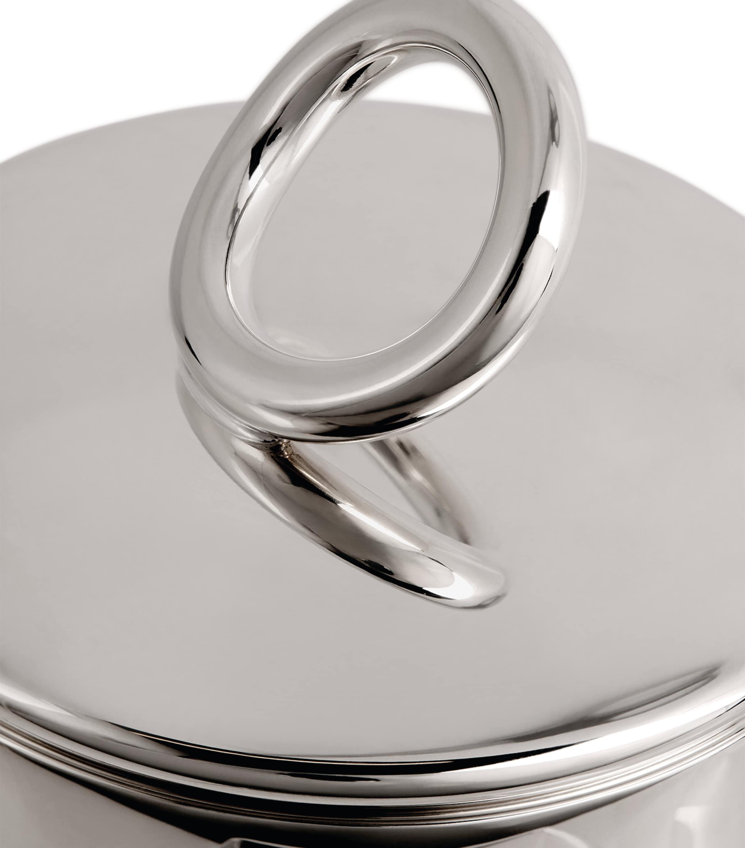 Christofle silver-plated Vertigo sugar bowl - British product