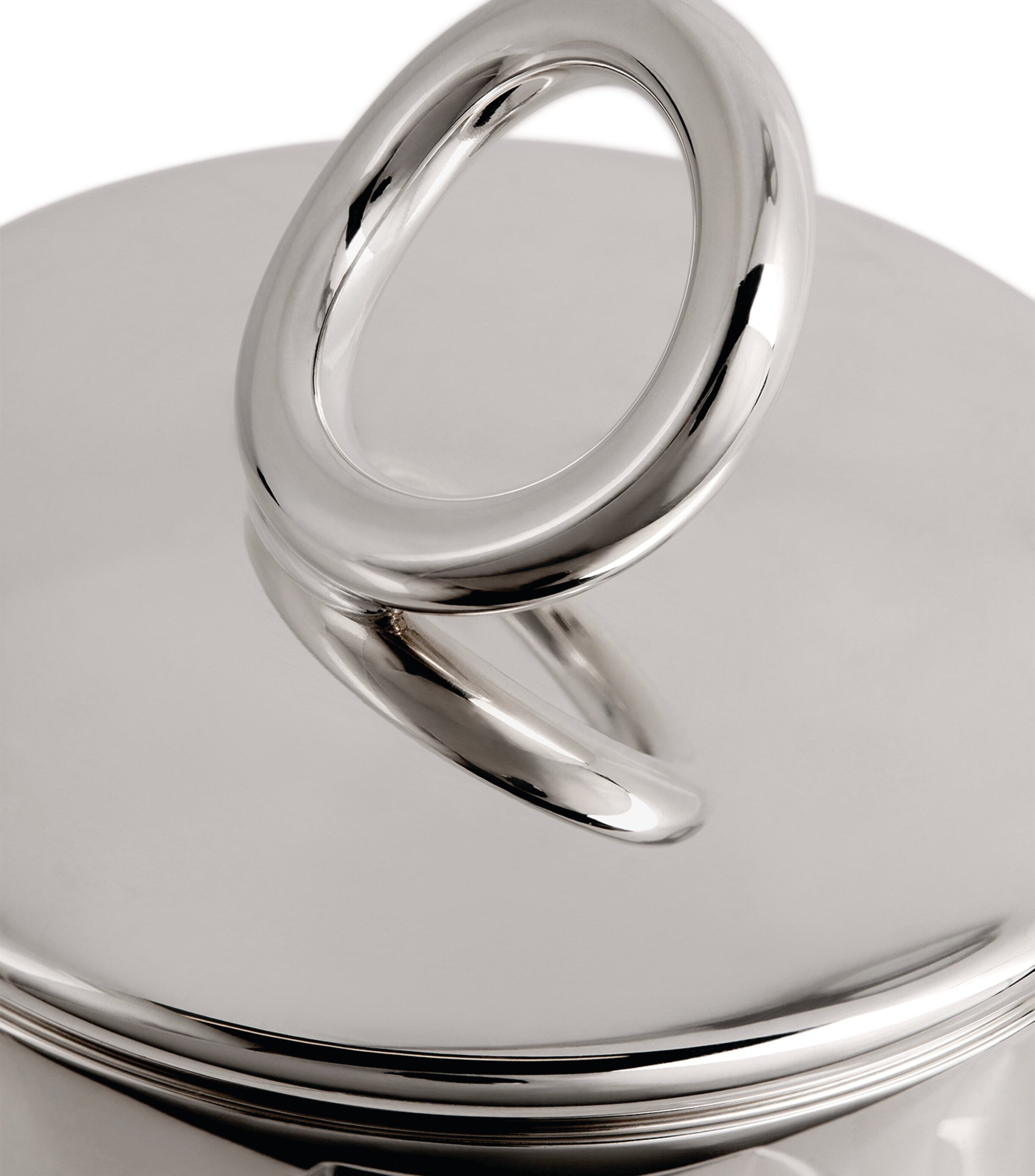 Christofle silver-plated Vertigo sugar bowl - British product