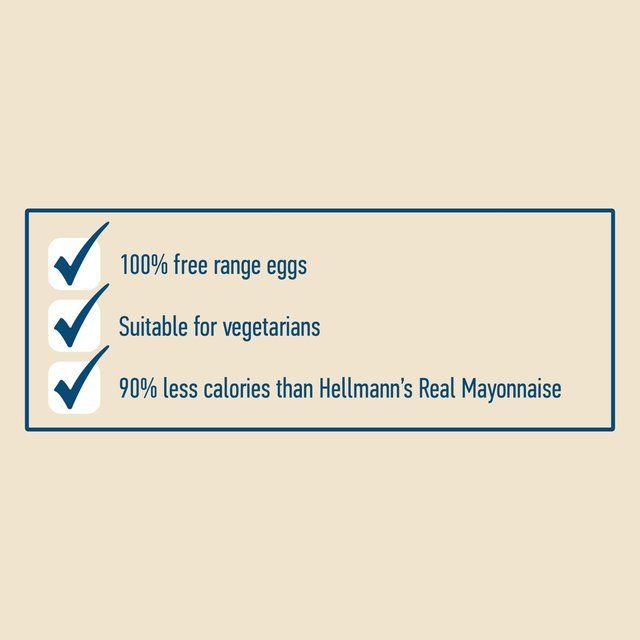 Hellmann's Lighter than Light Mayonnaise    400g GOODS M&S   