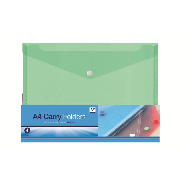 A4 Carry Folders   3 per pack GOODS M&S   