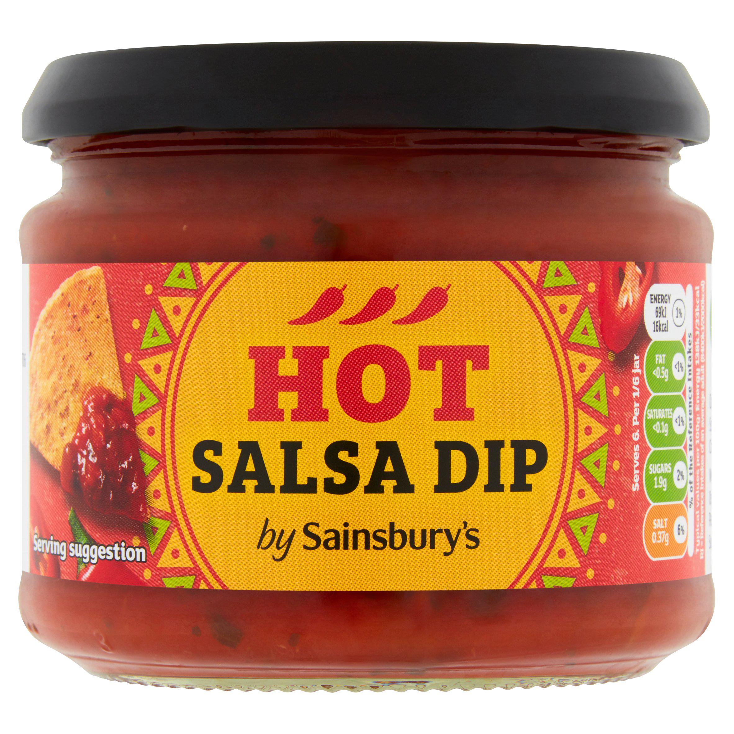 Sainsbury's Hot Salsa Dip 300g GOODS Sainsburys   