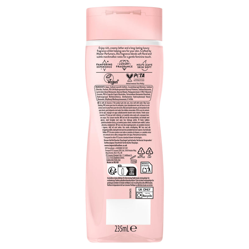 Imperial Leather body wash Mallow & Rose Milk 235ml, UK version