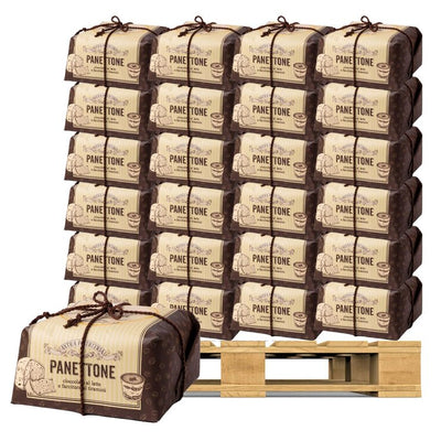 Offre palette Panettone emballé à la main Tiramisu & Pépites de chocolat Antica Pasticceria 1kg x 192 unités