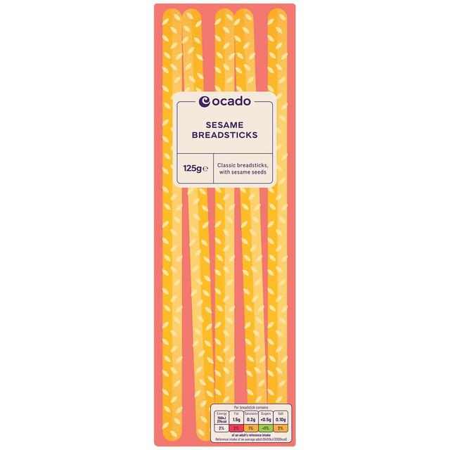 Ocado Sesame Breadsticks   125g