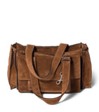 Miu Miu suede Utilitaire top-handle bag (British brand)