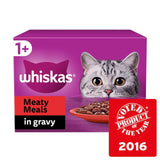 Whiskas 1+ Adult Wet Cat Food Pouches Meaty Meals in Gravy   12 x 85g GOODS M&S   