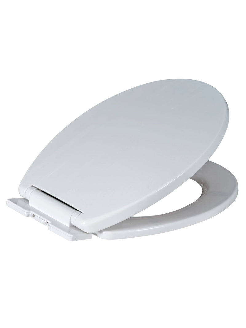 Showerdrape White Prima soft close toilet seat (British brand)
