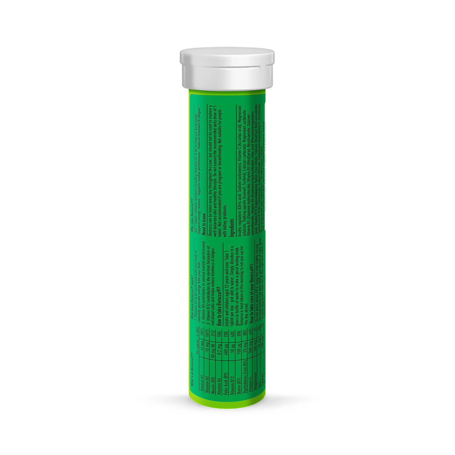 Berocca energy effervescent tablets blackcurrant 15 - British product