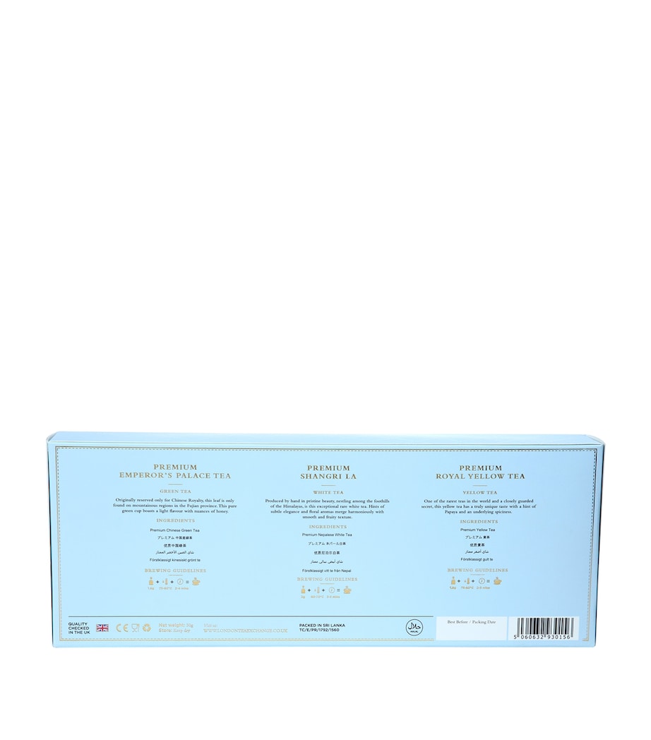 London Tea Exchange Royal Collection tea selection pack 15 tea bags, UK version
