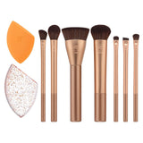 Real Techniques, Wraped in Glow Brush & Sponge Kit 9 Piece Gift Set GOODS Costco UK