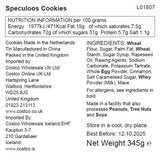Festive Speculoos Cookie Houses in Red Tin, 345g