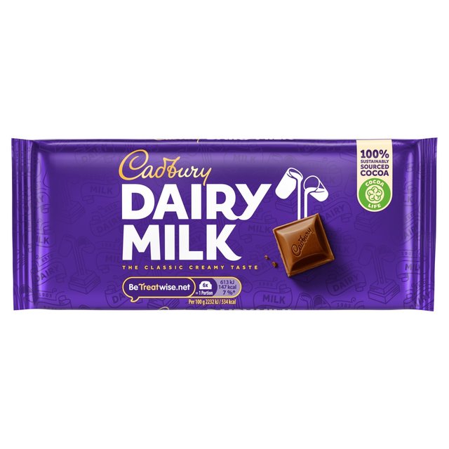 Cadbury Dairy Milk Chocolate Bar   110g GOODS M&S   