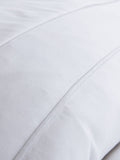 Bianca White duvet cover and pillowcase set - British product