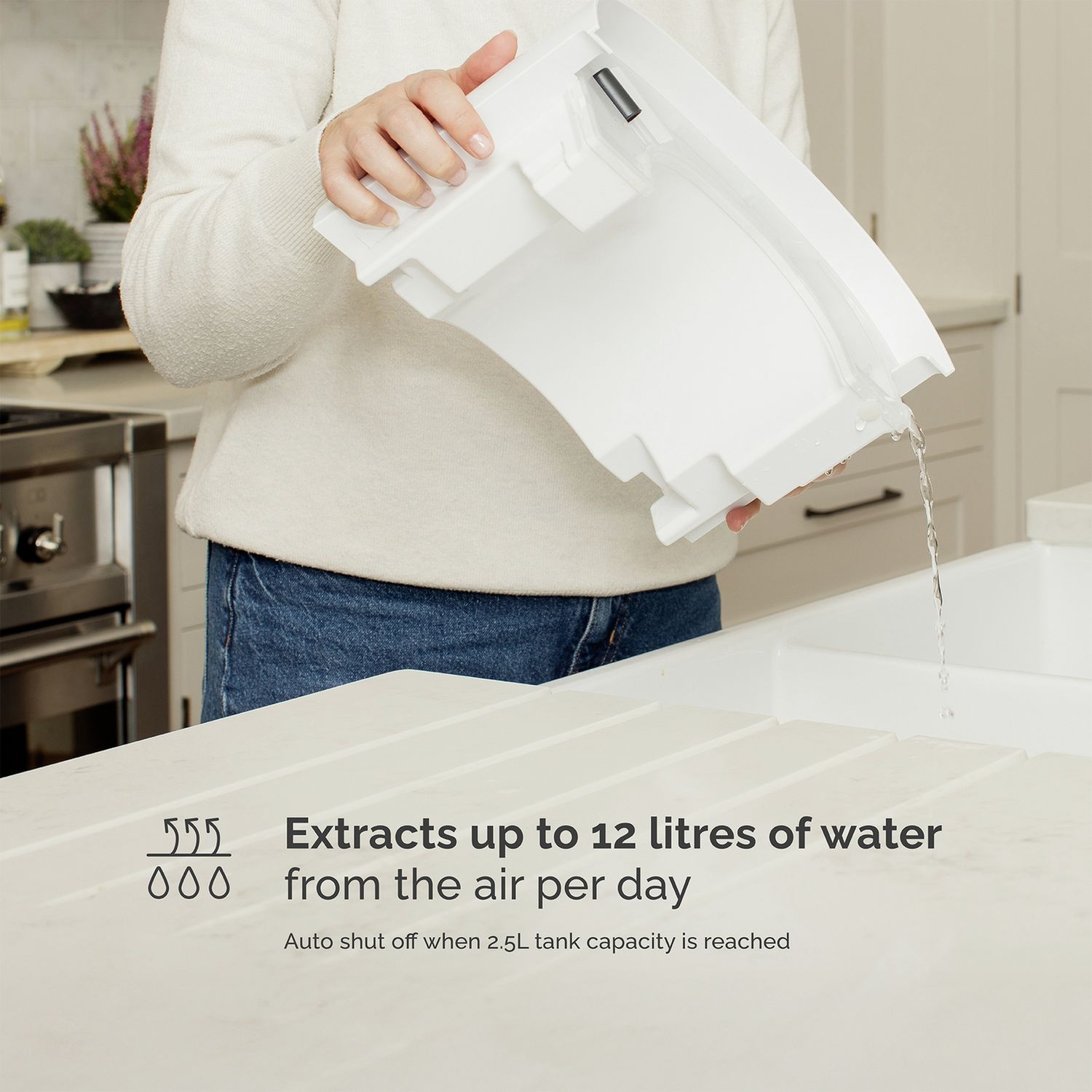 Meaco Arete One 12L dehumidifier and air purifier, imported from the UK