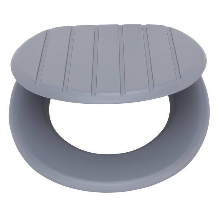 Argos Home grey toilet seat 45x37x5.3 cm, imported from the UK