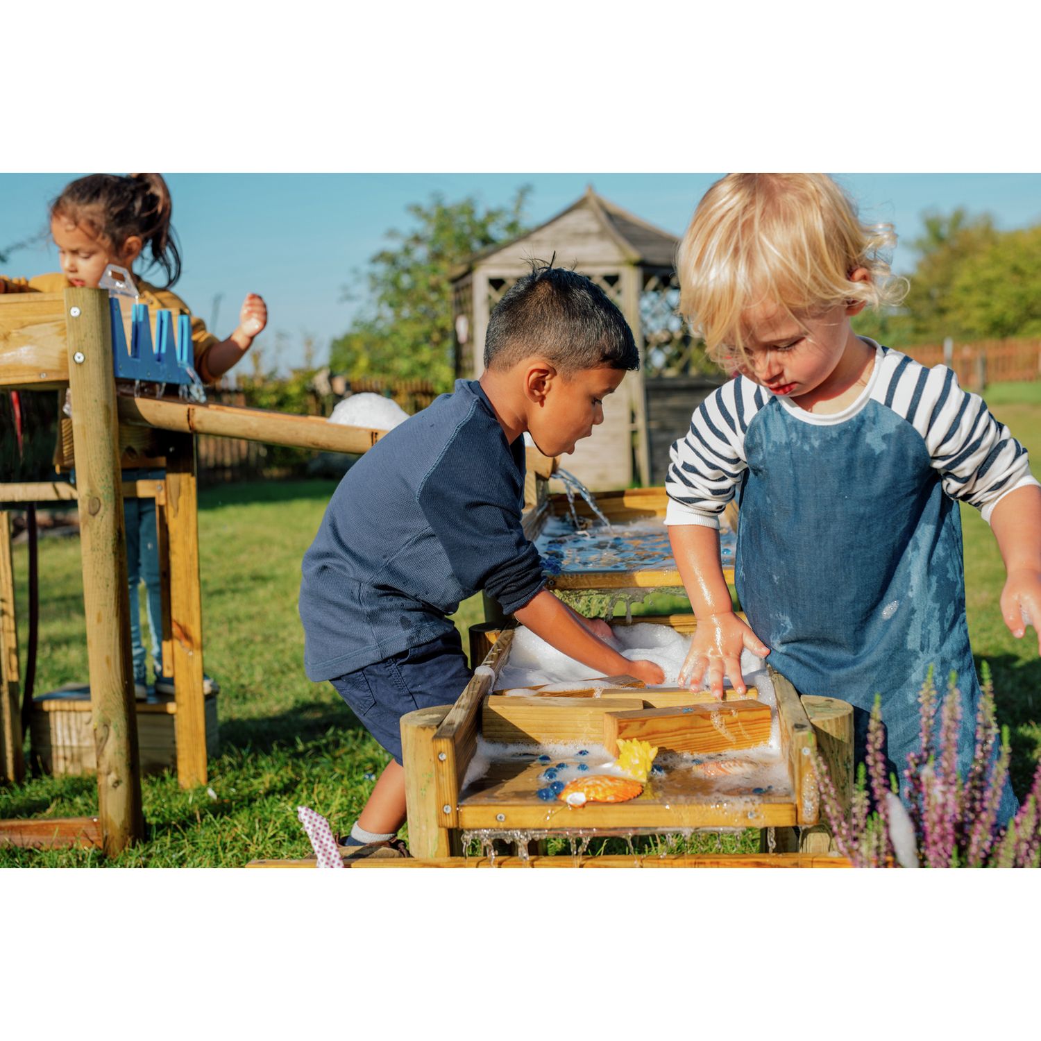 Plum Wooden Discovery Forest Water Run toy, imported from the UK