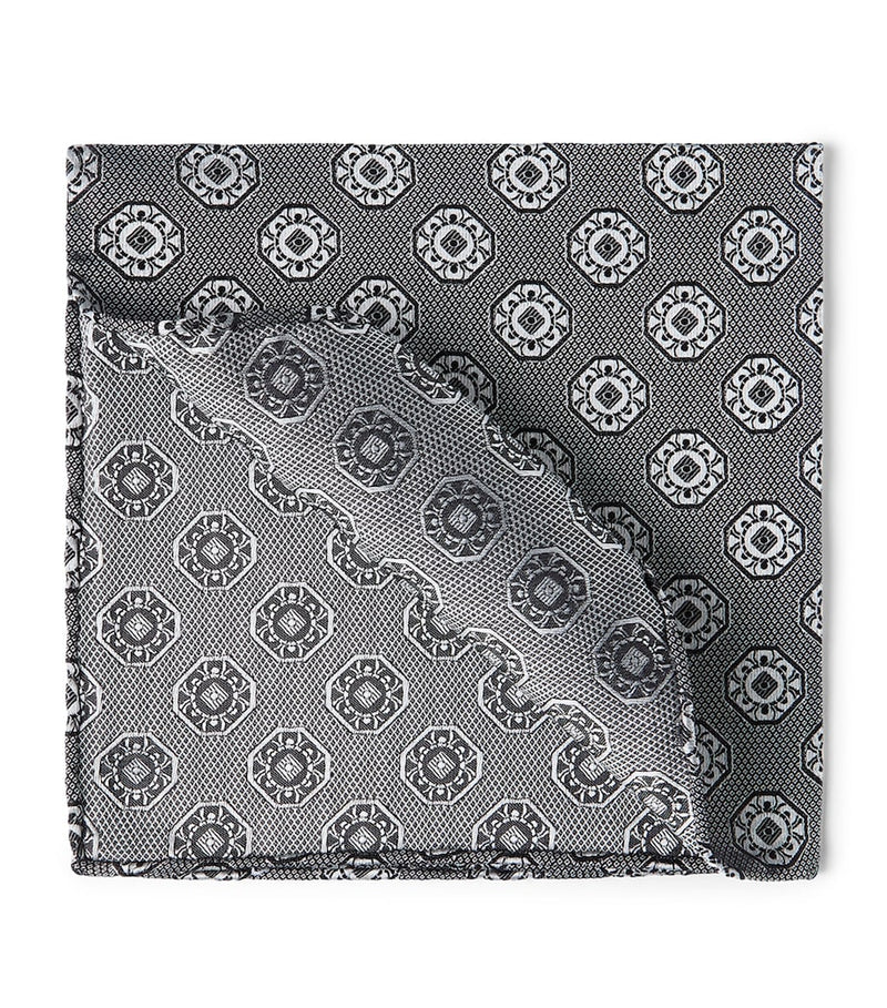 Brunello Cucinelli silk pocket square 35x35cm - British product