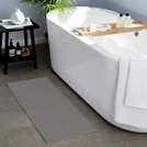 Habitat dark grey cut pile bath runner 40x100cm, UK version