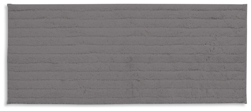 Habitat dark grey cut pile bath runner 40x100cm, UK version