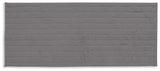 Habitat dark grey cut pile bath runner 40x100cm, UK version